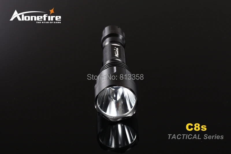 AloneFire C8 CREE XML T6 L2 U3 светодиодный тактический флэш-светильник фонарь 20 мм крепление для страйкбола прицел ружья светильник 18650 батарея