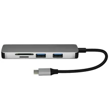 New USB C Hub to USB 3.0 /TF /SD Adapter Charging Port Type C Hub for MacBook Pro Samsung Galaxy S8 S9 LG G5 USB C HUB New USB C Hub to USB 3.0 /TF /SD Adapter Charging Port Type C Hub for MacBook Pro Samsung Galaxy S8 S9 LG G5 USB C HUB