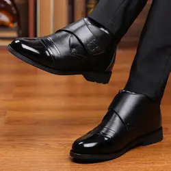 Masorini/2019 новые мужские кожаные зимние ботинки, модные зимние мужские ботинки, ботильоны для мужчин, деловые модельные туфли, мужская обувь