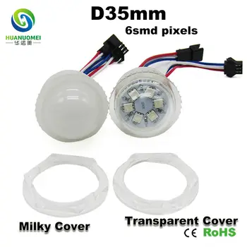 

waterproof led module pixel light 35mm 6leds ucs1903 digital bulb lamp full color smd5050 addressable led amusement park ride