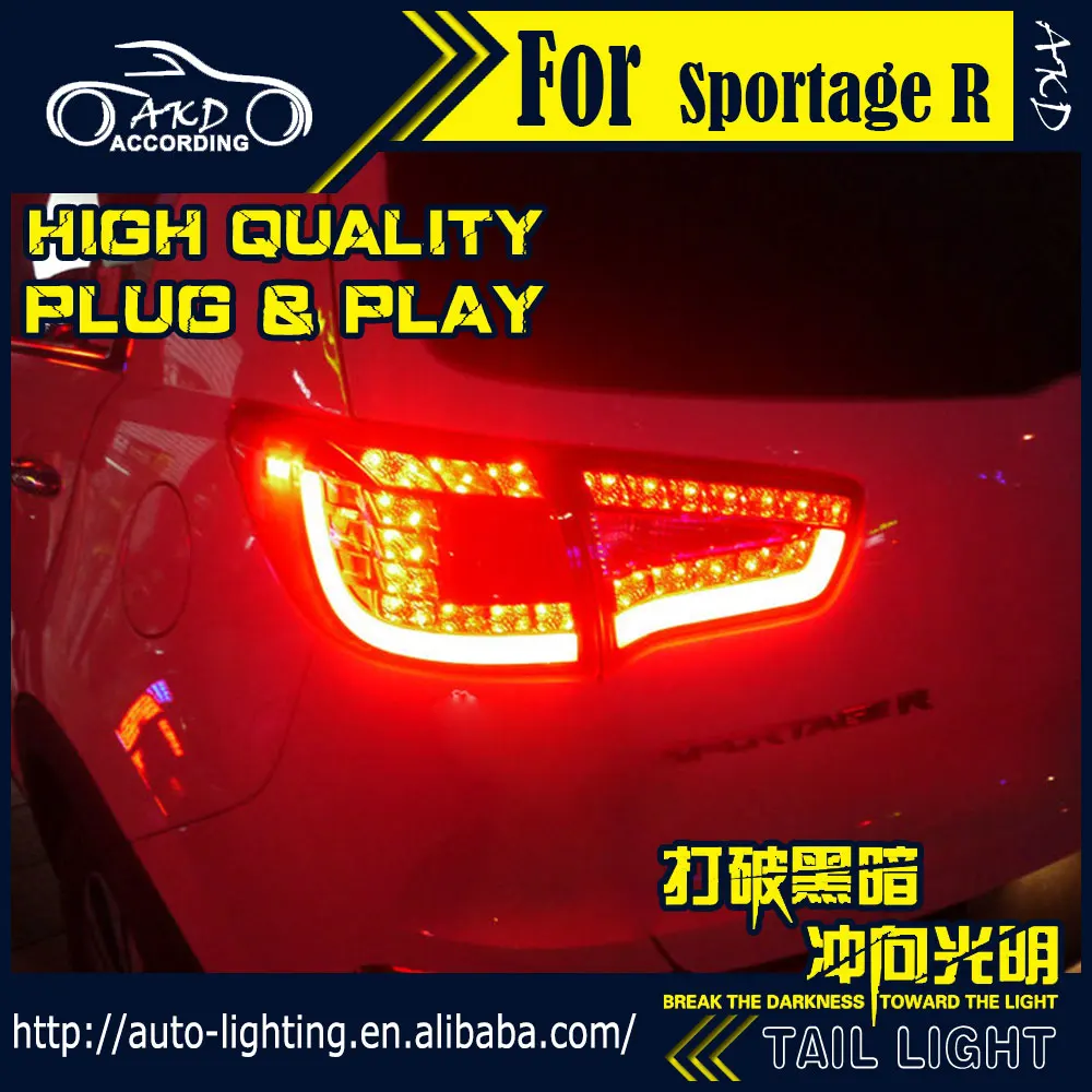 

AKD Car Styling Tail Lamp for Kia Sportage R Tail Lights 2012 Sportage LED Tail Light Signal LED DRL Stop Rear Lamp Accessories
