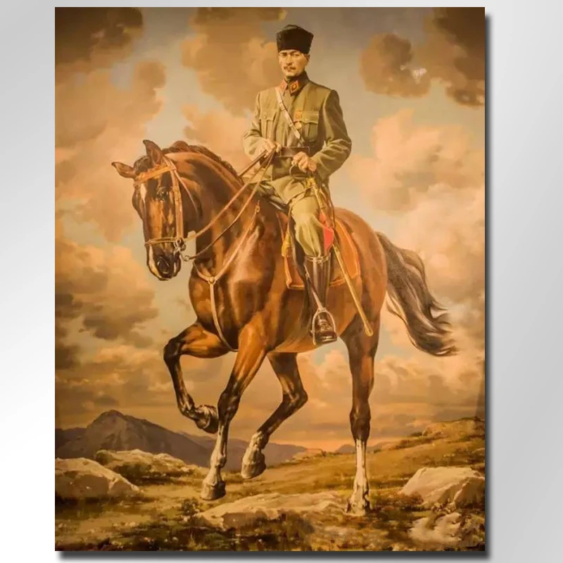 

5d full drill diamond painting Kemal ataturk 5D diy diamond embroidery sale Home Decoration Rhinestone picture