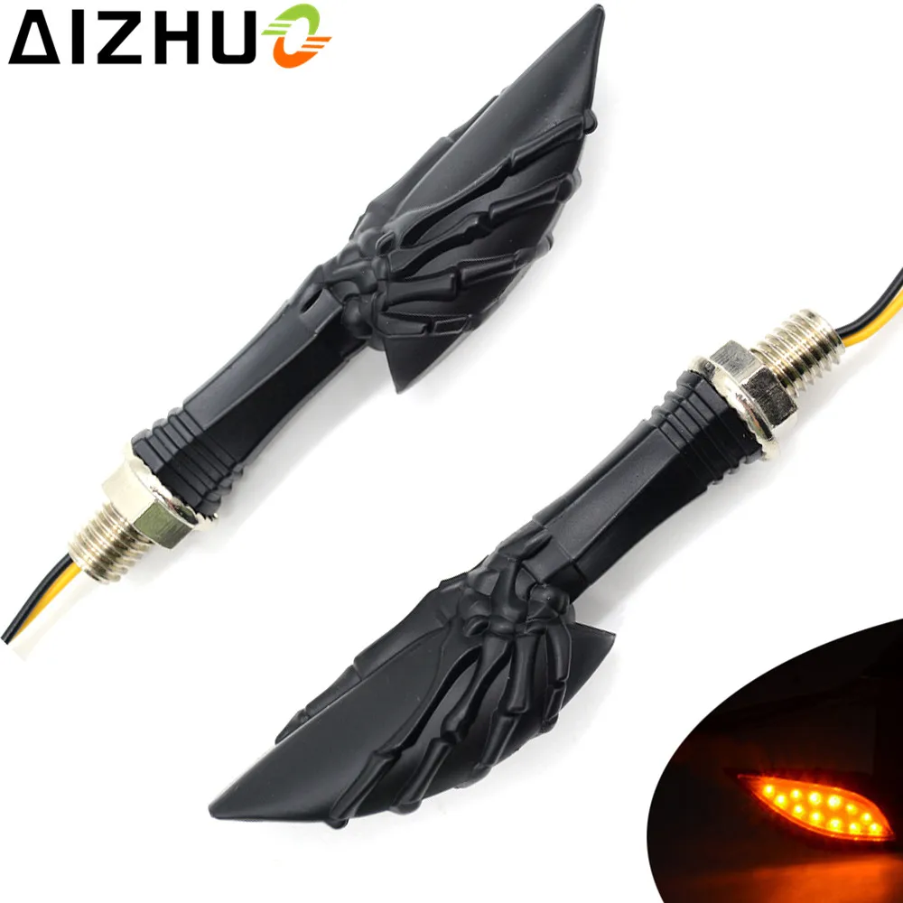 2 PCS Motorcycle Turn Signal Light 12 LED 12V Universal Lights Blinker Lamp For Yamaha FZ1 FZ6 FZ8 R1 R3 R6 R15 R25 MT 03 07 09