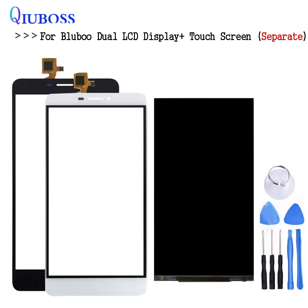 Для Bluboo двойной ЖК дисплей + сенсорный экран дигитайзер сборка Бесплатные