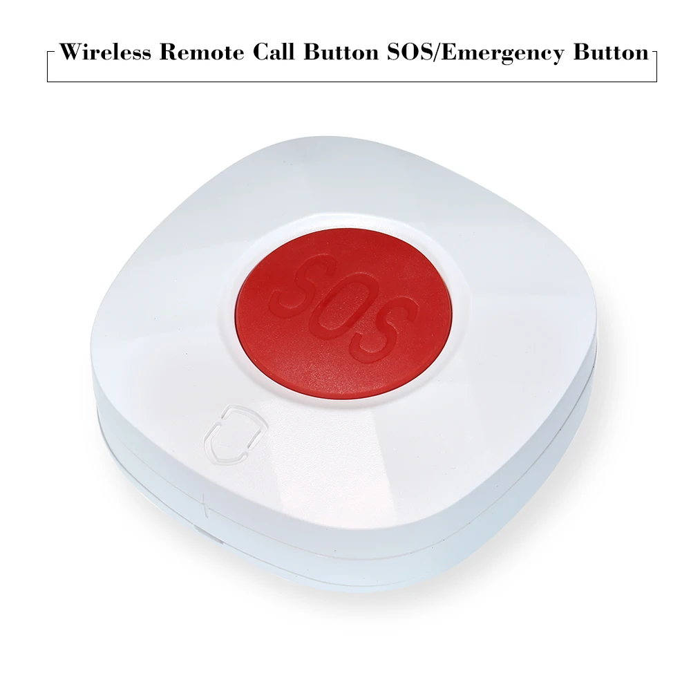 

Wireless Remote Call Button SOS/Emergency Button 433MHz Caregiver Pager for Floor Mat Fall Alarm Patient Elderly Disabled Press