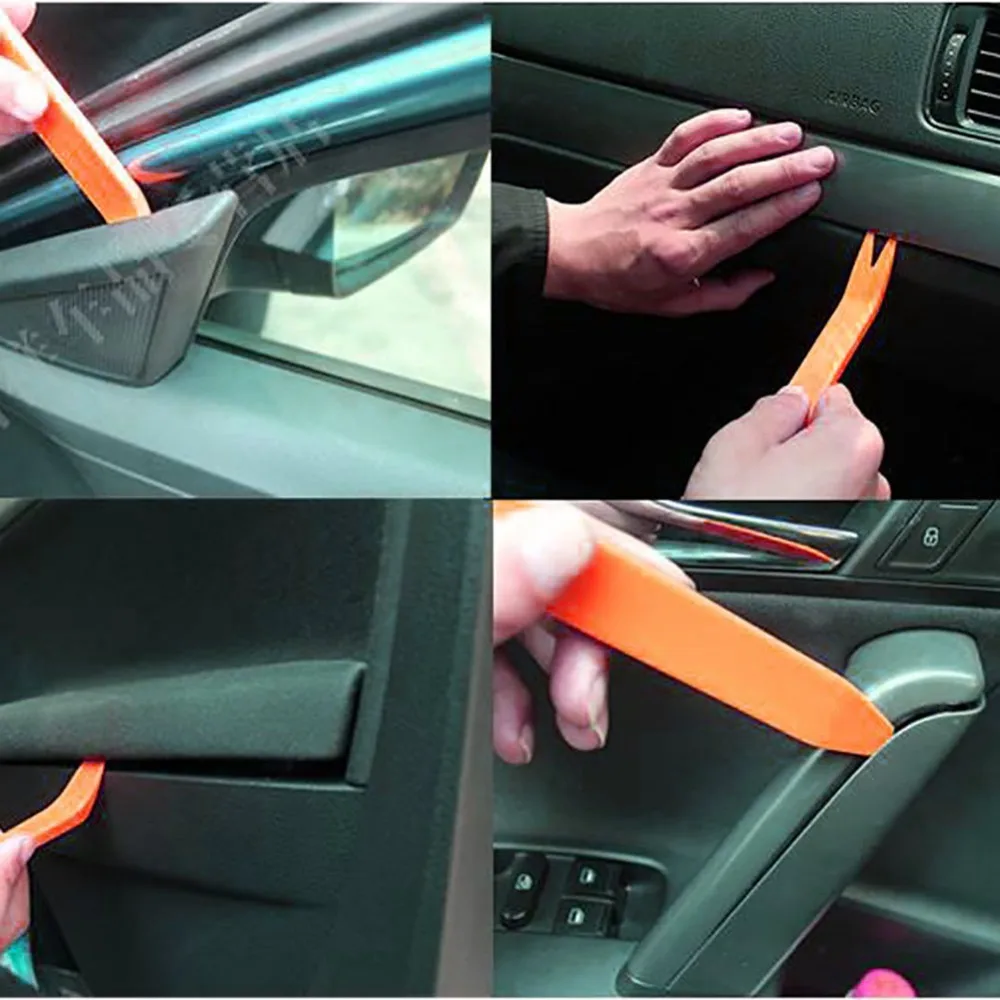 4Pcs Car Door Clip Panel Removal Tools Audio Video Dashboard Dismantle Kits Installer Pry Tool Plastic Trim Panel Repair Tools 4Pcs Car Door Clip Panel Removal Tools Audio Video Dashboard Dismantle Kits Installer Pry Tool Plastic Trim Panel Repair Tools