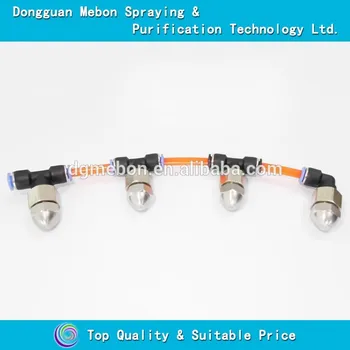 

Free shipment,low pressure fog nozzle with fitting,304 stainless steel fine mist nozzle