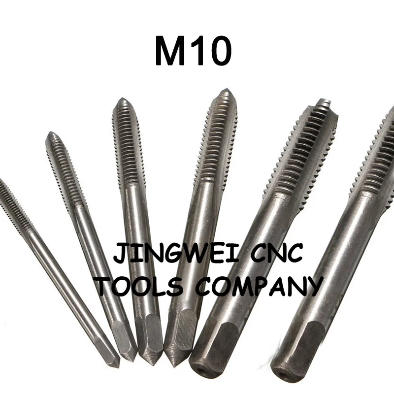high speed steel machine tap M10 hss screw tap with straight flutesin