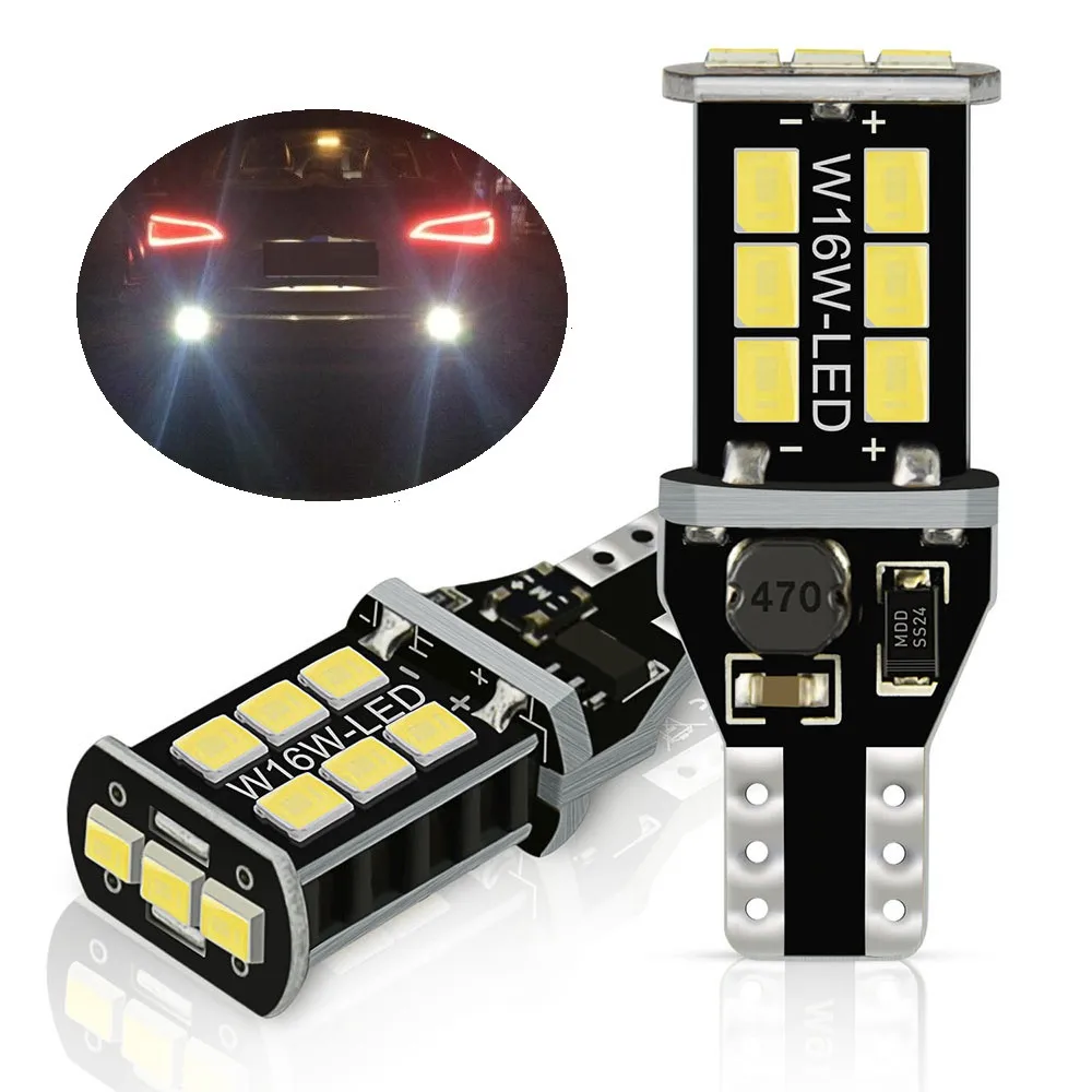 

W16W LED T15 LED Bulb Canbus 921 NO OBC Error Free Car Backup Reserve Lights Bulb For Kia Sportage Ceed Rio 3 4 K2 K5 KX5 Sorent