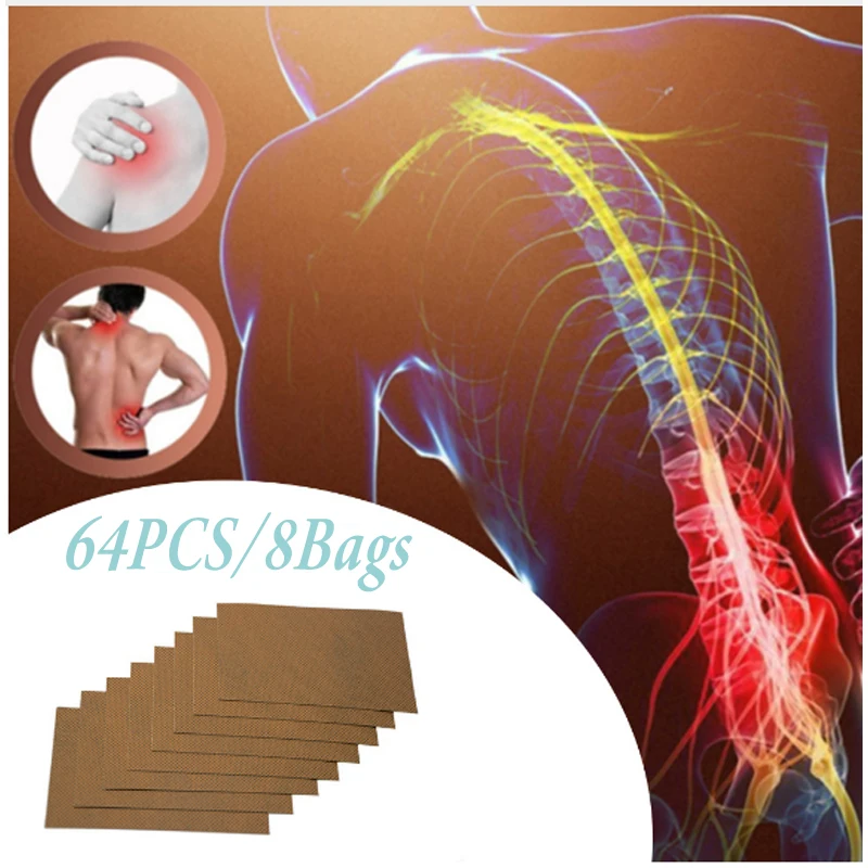 80 шт тигровый бальзам китайские травы шаолин медицинский пластырь от боли в суставах спины шеи лечебный пластырь массаж
