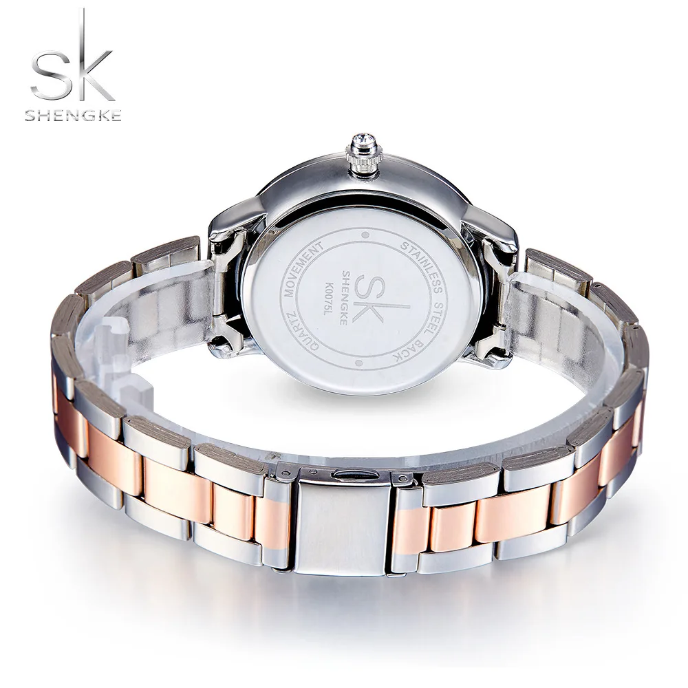 Koop Shengke Armband Vrouwen Horloge Nieuwe Quartz Top Merk Luxe Mode Kristal Horloges Dames Gift Relogio Feminino