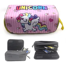 unicorn pencil case High capacity kalem kutusu Kawaii material escolar pencilcase estuche escolar school trousse scolaire