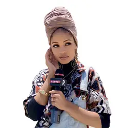 10 шт. женские замшевые Hijab шарф Мусульманский эластичные одноцветные шали шарфы для женщин плотная обертывания модная головная повязка 190*70