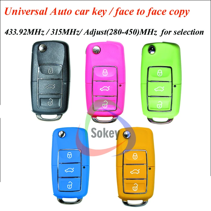 Luxury style waterproof 434MHz Universal fixed code auto car key