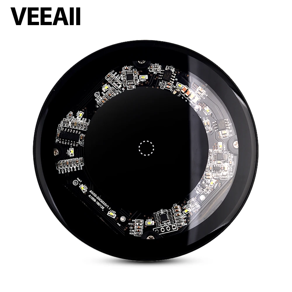 

VEEAII 10W Wireless Charger For Samsung galaxy S8 S9 S7 Plus Note 8 Fast Wireless Charging For iPhone X 8 8Plus Mobile Charger