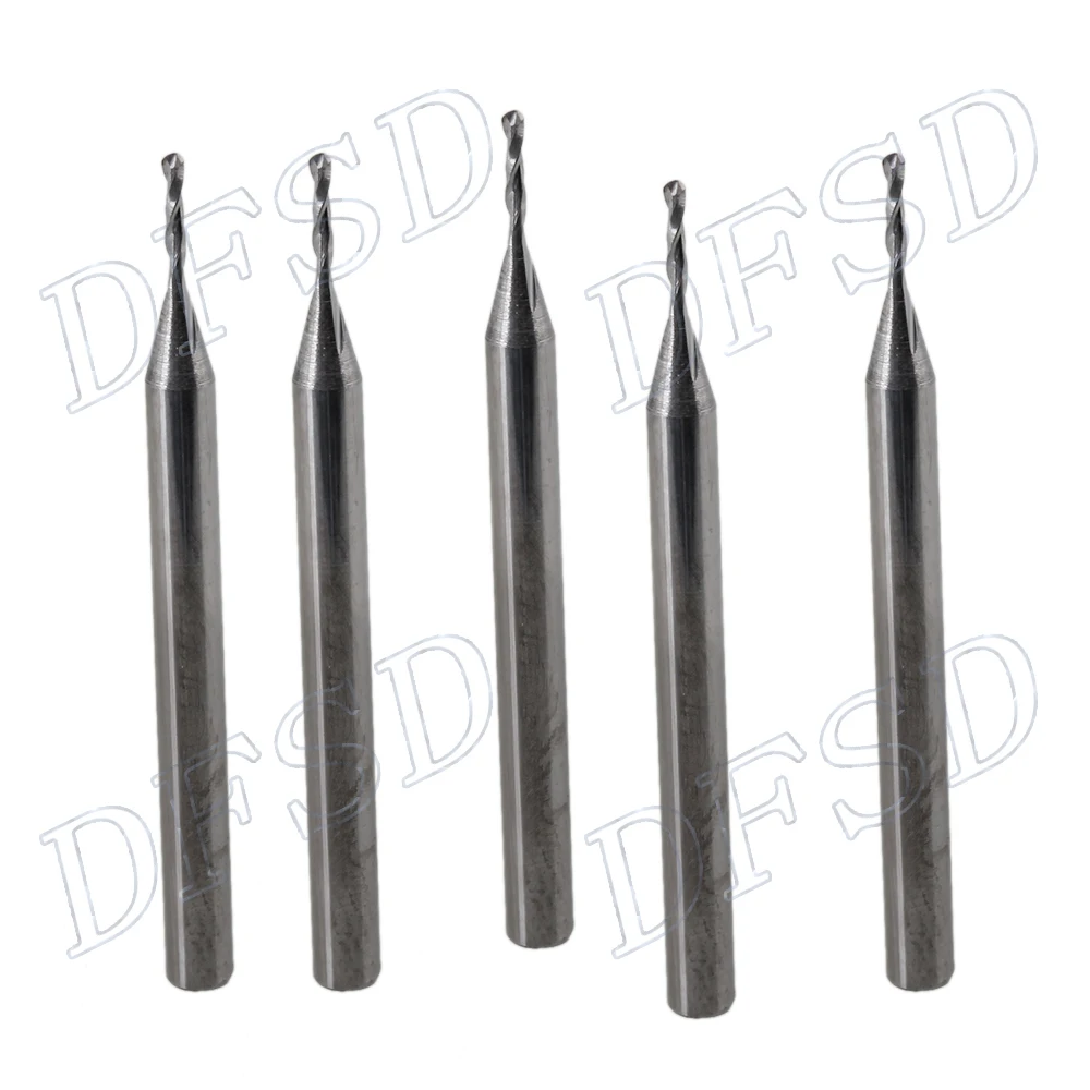 F&D Tool Company 17232-AT1710 Two Flute Ball Nose End Mill For Aluminum