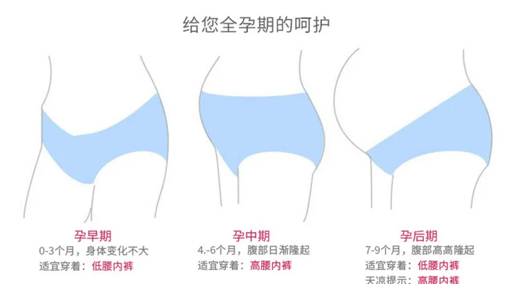  High waist pregnant women's underwear_04