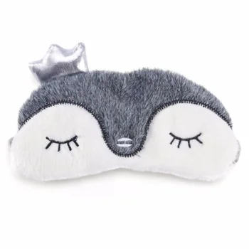 

Eye Mask Eyeshade Cover Cartoon animals Shade Natural Sleeping Eye Patch Sleep Mask Women Men Soft Blindfold Travel Eyepatch