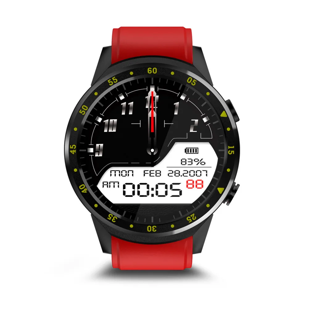 F1 Спортивные Смарт-часы MTK2503 Dual 2G SIM Bluetooth Вызов Смарт-часы 0.3MP камера монитор сердечного ритма во время сна gps мужские умные часы