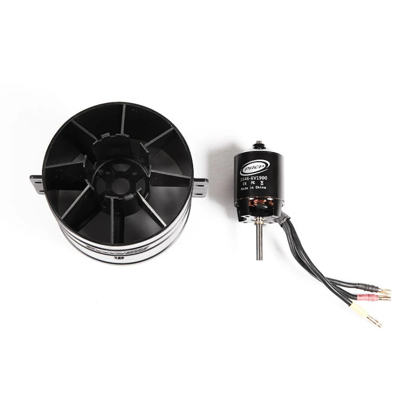 FMS 90 мм 12 лезвий Ducted Fan EDF с двигателем 3546 KV1900 Jet Power System 6S для фотоэлементов модели