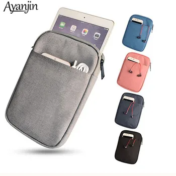 

2019 new Soft Tablet Liner Sleeve Pouch zipper Bag for Apple iPad Mini 1 2 3 4 7.9 inch Cover for xiaomi mipad 1 2 3 bag case