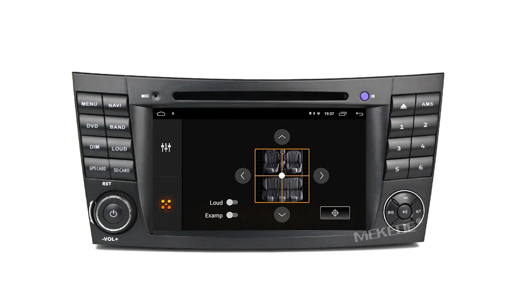 MEKEDE Два Din Автомобильный мультимедийный плеер Android 9,1 dvd-плеер для Mercedes/Benz/E-Class/W211/E300/CLK/W209/CLS/W219 gps радио