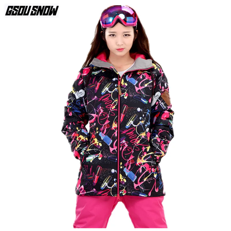 GSOU SNOW Brand Ski Jackets Women Winter Snowboard Jackets Female Mountain Skiing Snowboarding Clothing Waterproof Snow Clothes GSOU SNOW Brand Ski Jackets Women Winter Snowboard Jackets Female Mountain Skiing Snowboarding Clothing Waterproof Snow Clothes