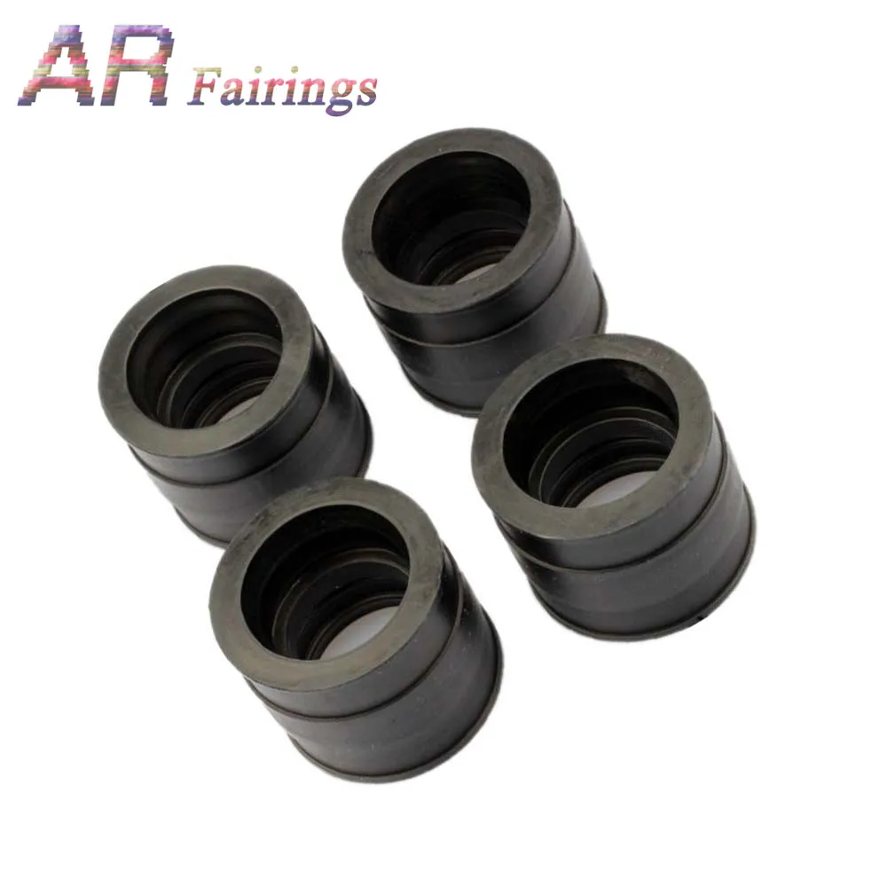 

4 Piece 1971 - 1978 For Honda CB 500 K Four CB500 Carburetor set Intakeface Intake Pipe Manifold Insulator 1972 1973 1974