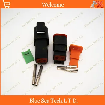 

Deutsch DT06-2S and DT04-2P 2Pin Engine/Gearbox waterproof electrical connector for DEUTSCH Benz ect.car,Great solid Pin