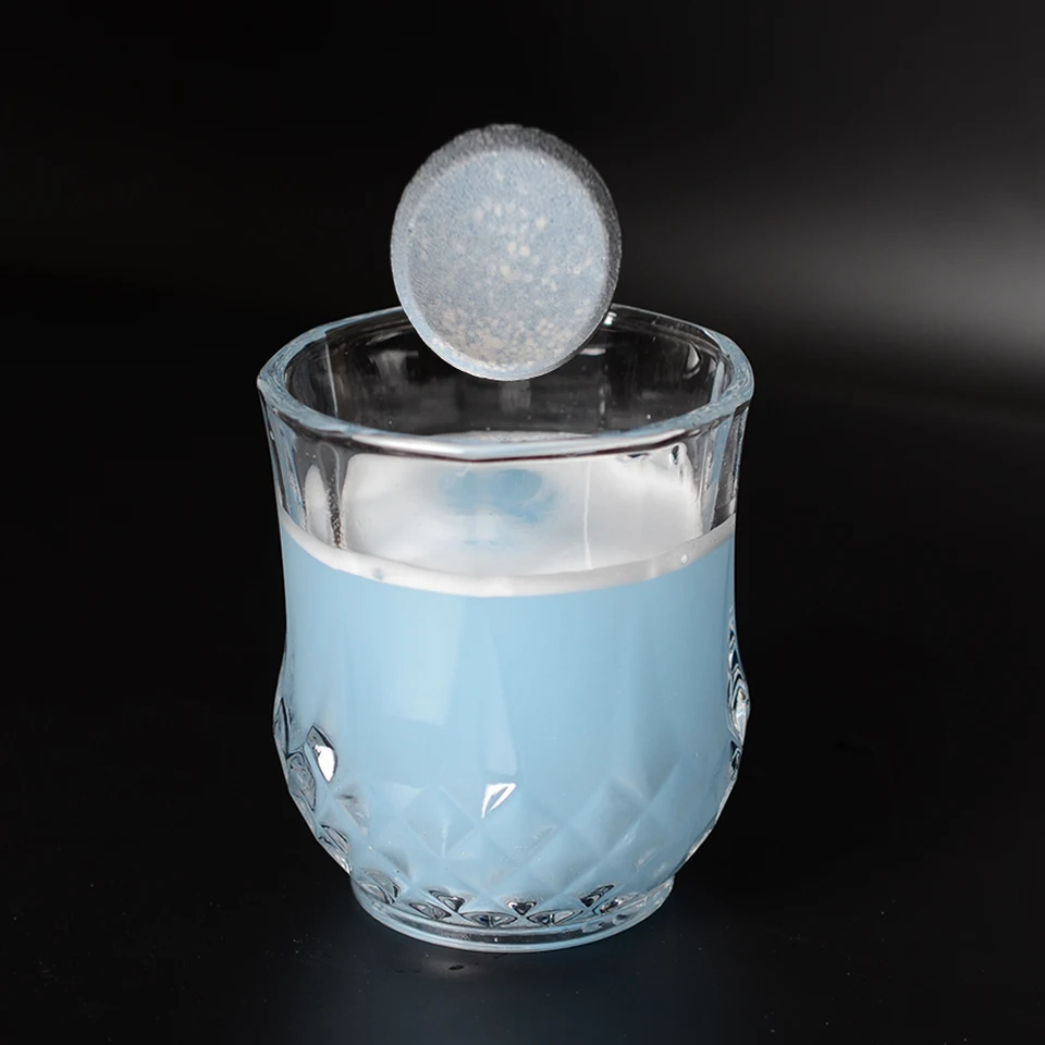 Denture Cleaner Glass  - Fill A Container With Water, Drop A Tablet (Or More.