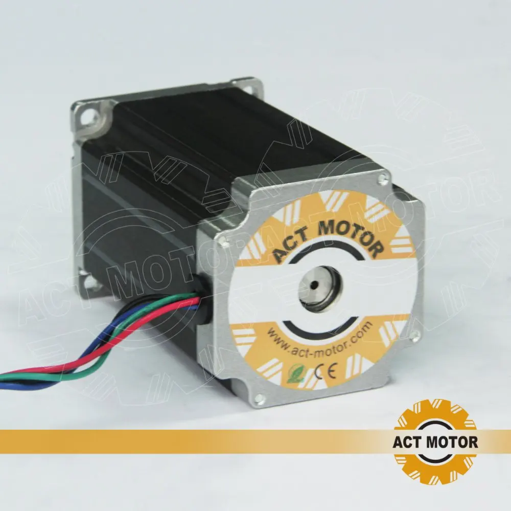 Биполярный 4 свинцовый 3.0A nema 23 шаговый двигатель 112 мм/3A/425oz in CE ROSH|nema 23|nema stepper
