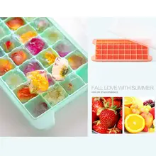 36 Сетка Силиконовые Ice Cube Плесень лоток квадратный Форма творческий большой Cube Плесень Фруктового мороженого бар Кухня аксессуары