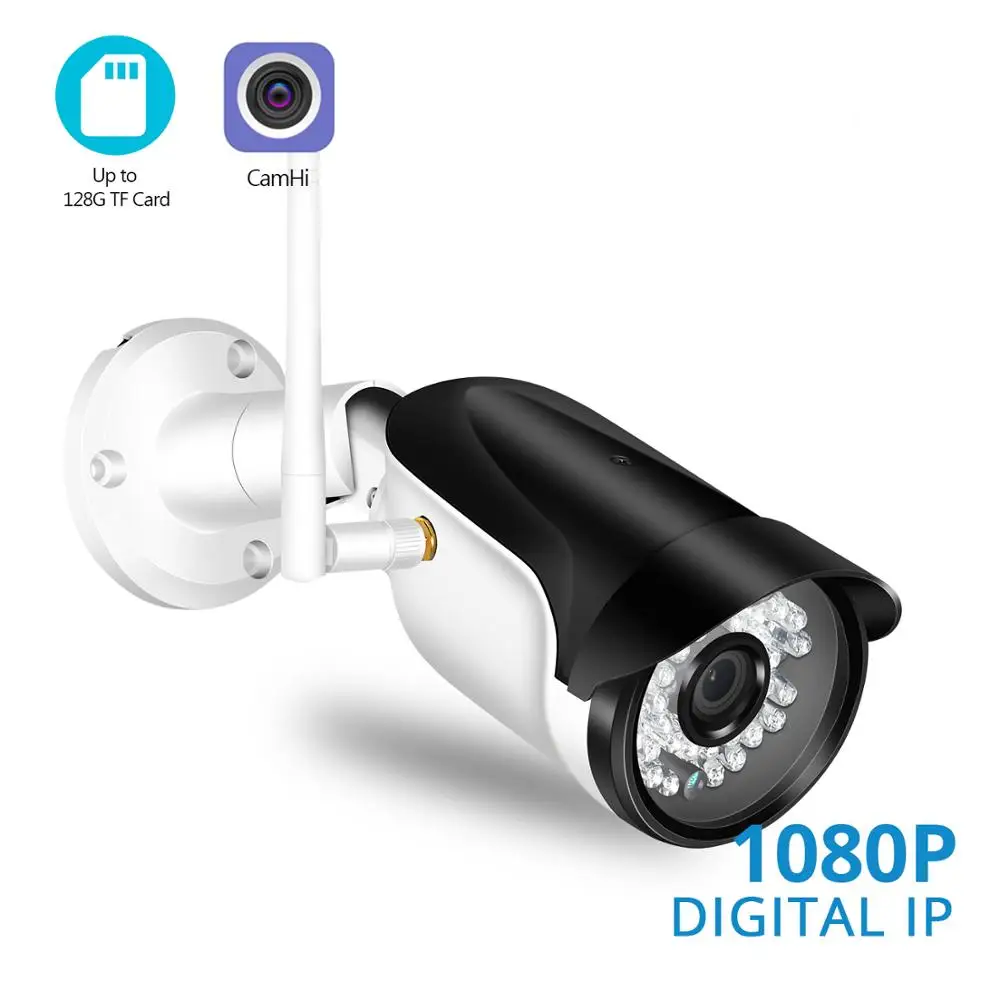 Беспроводная ip-камера besder с разрешением 1080P CamHi, наружная камера безопасности, Wi-Fi, цилиндрическая камера ONVIF с функцией обнаружения движения, ИК-камера ночного видения+ слот для карты SD