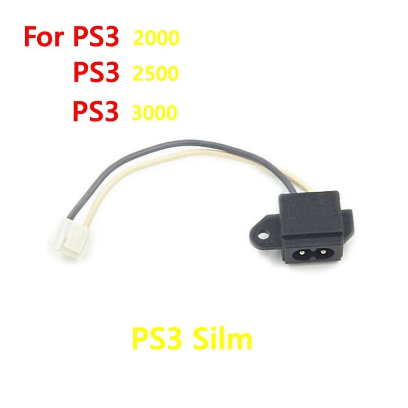 

Aipinchun For Sony PS3 Playstation 3 Slim Power Jack Inlet Plug AC Cable CECH-2001/2501/3001 Repair Parts