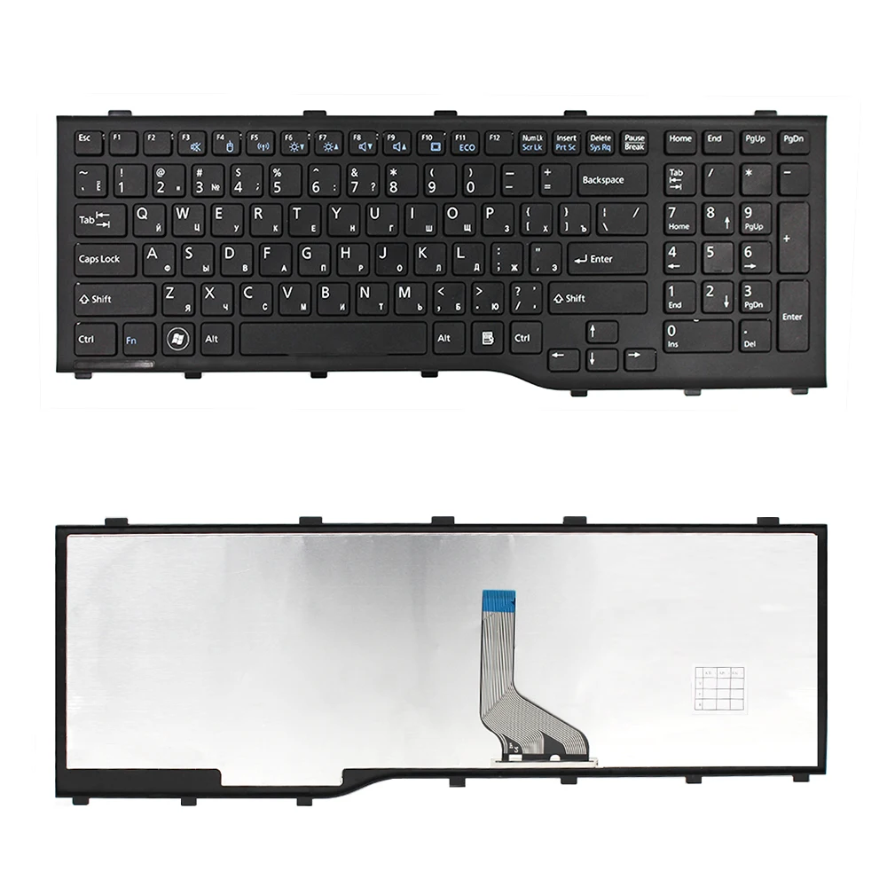 

AH532 RU laptop keyboard For Fujitsu AH532 A532 N532 NH532 Russian Black notebook keyboard with black frame