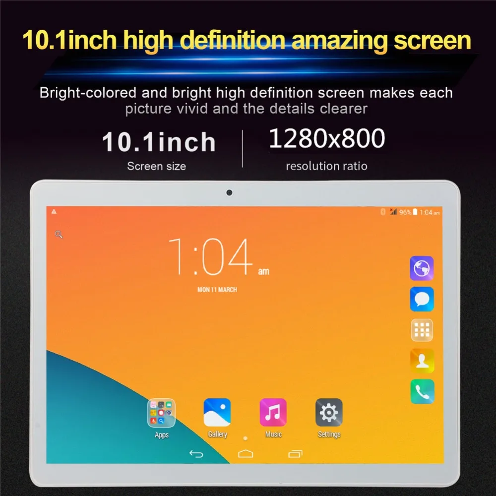 

2019 pillbox The Tablet PC T805C 10.1 Android 6.0 Quad Core 32GB ROM Dual SIM 10 inch laptop Google WIFI GPS bluetooth 5MP