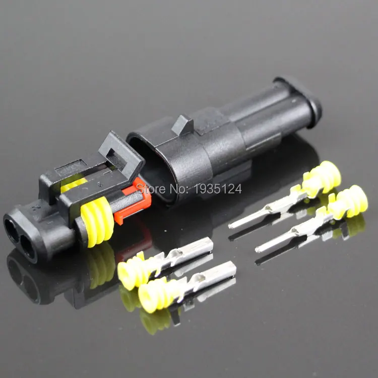 6 комплектов водонепроницаемый Электрический штекер в 1 1/2/3/4/5/6 Pin|connector|connector fiberkit