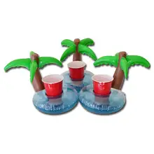 Новинка! надувная Пальма напиток надувной для бассейна Пальма подставки Cola стакан держатель случае для рождественской вечеринки поставки