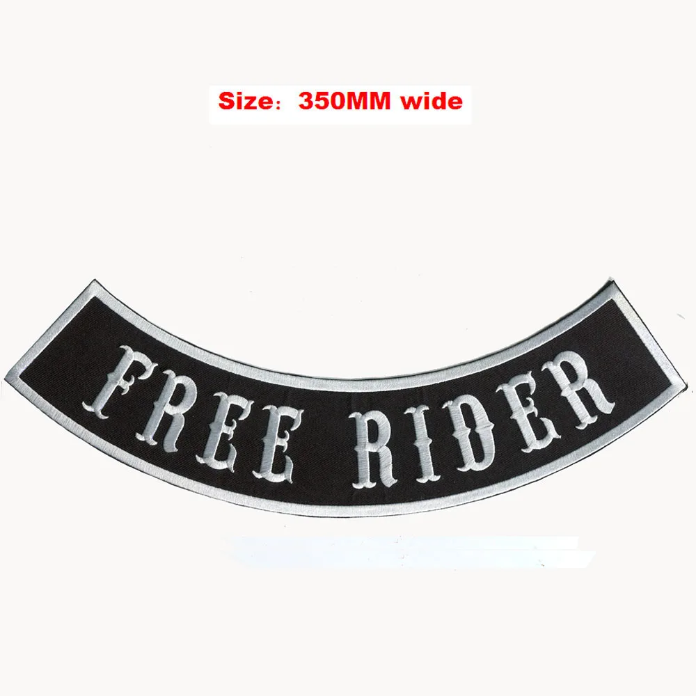 Куртка рокер free rider для полной задней вышивки патчи шириной 350 мм/Патчи на