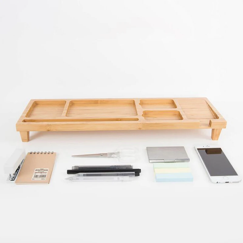 Computer Keyboard Stationery Holder Wooden Creative Office School Supplies Desk Accessories Organizer Stationery Holder