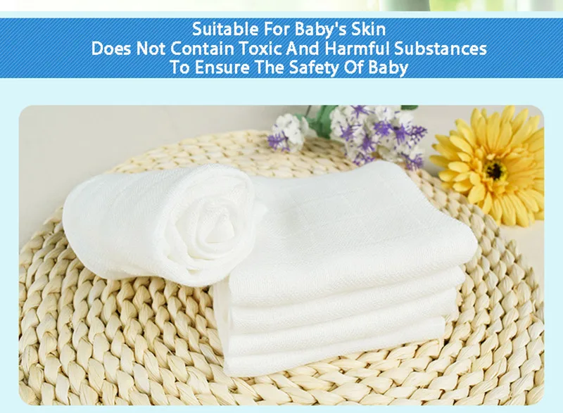 Bamboo Fiber Cotton Baby Towel (4)