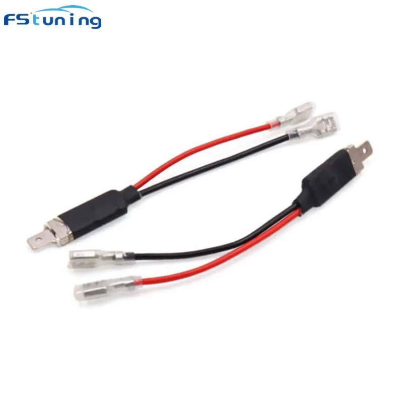

FSTUNING HID LED h1 power cable Conversion Harness Wire H1 Plugs Electricity Power Cables Adapter Connectors H1 Socket