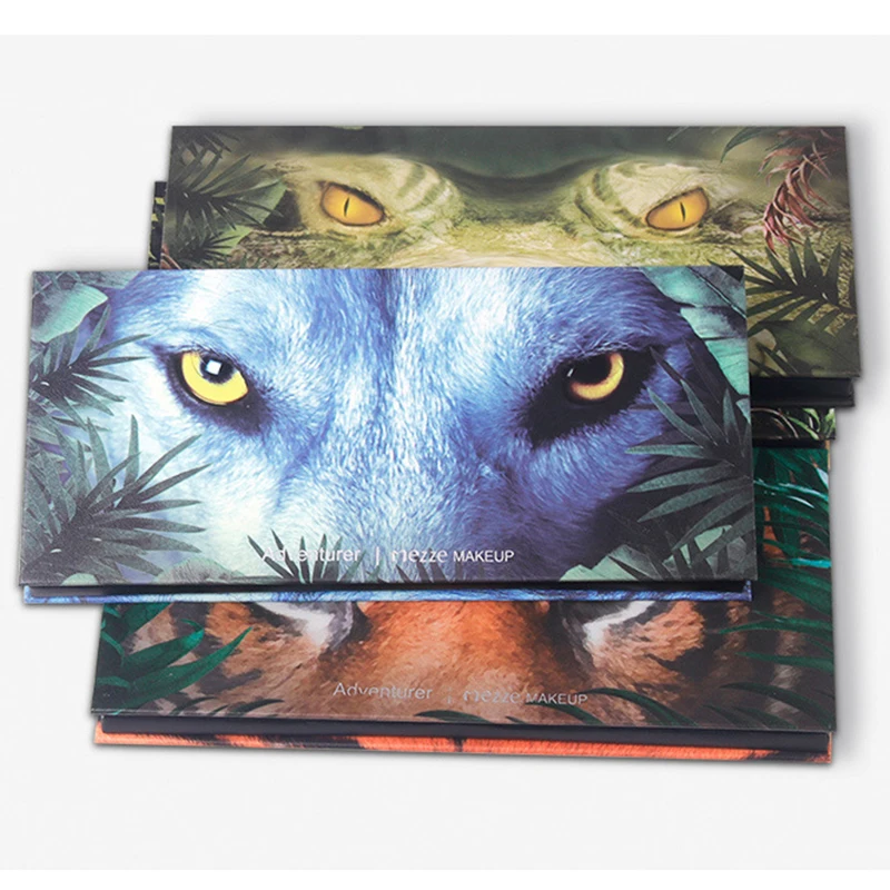 

New Tiger ice wolf crocodile animal Eyeshadow Matte Palette Long Lasting Waterproof Mineral Powder Eye Shadow Makeup Cosmetic