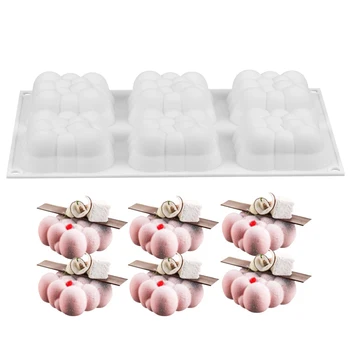 

3D Concave ball Cloud Silicone Mold Cake Decorating Tools Silicone Cake Mould Mouse Mould Dessert Pan Bakeware Pastry Mold