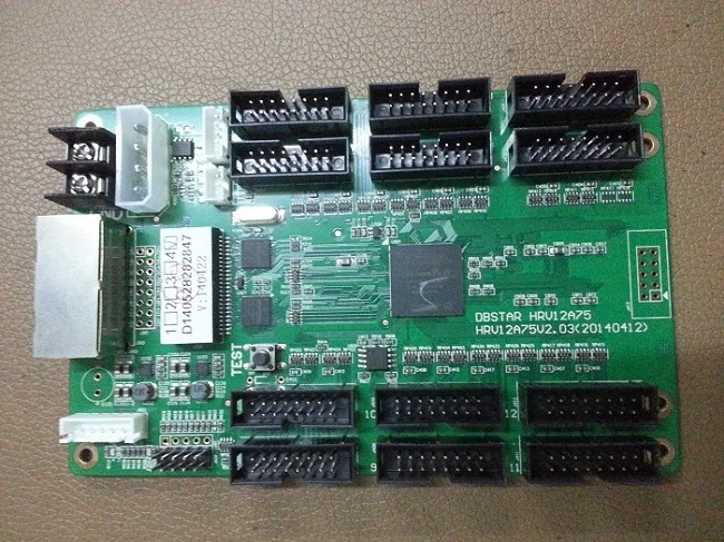 

DBS-HRV12A75 DBSTAR full color LED receiving card, 12 pcs hub75 port led display LED controller control board systemmanufacturer