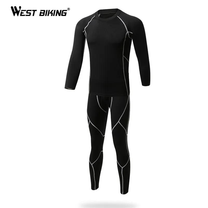 WEST BIKING красивое зимнее нижнее белье для спорта на открытом воздухе