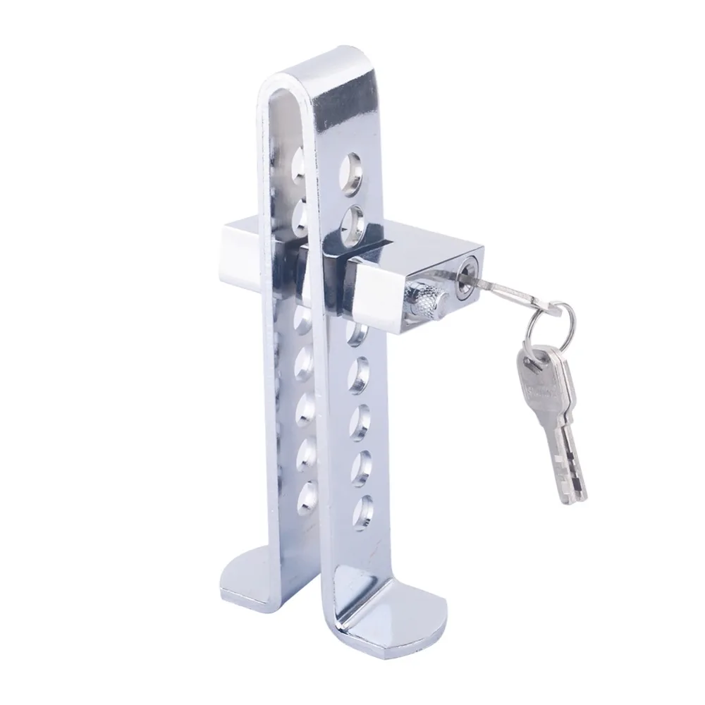 Anti theft Brake Pedal Lock Car Auto Stainless Steel Clutch Locking