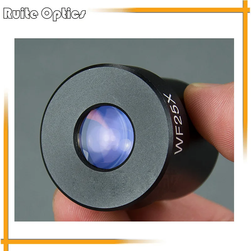 

25x Stereoscopic microscope wide angle eyepiece general 30mm caliber WF25x 9mm