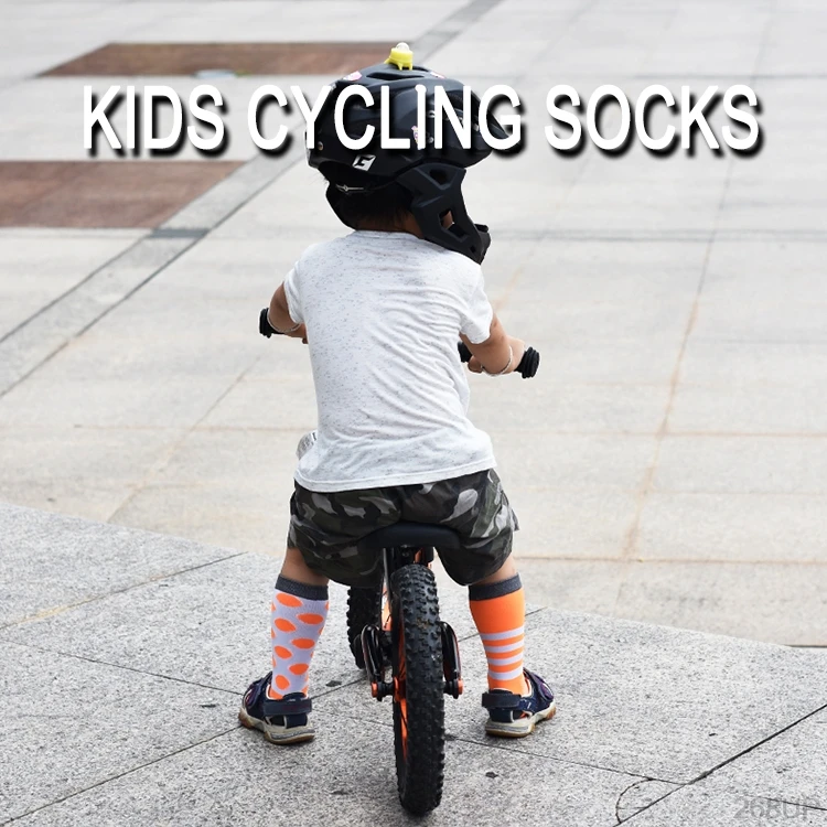 Детский мотоцикл носки высокого качества для девочек и мальчиков спортивные носки удобные детские дышащие велосипедные Компрессионные носки для детей от 3 до 6 лет