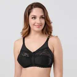 Бесплатная доставка E F G H чашки плюс Размеры Lace Bralette Мягкий Бюстгальтер Push-Up Bra полная чаша комфорт бюстгальтер девушки Soutien ущелье